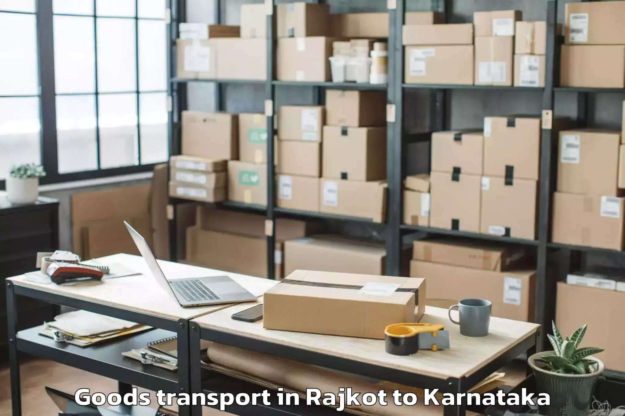 Reliable Rajkot to Ganagapura Goods Transport